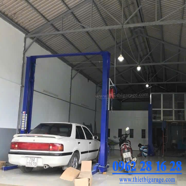 Cầu Nâng Ô Tô 2 Trụ Giằng Trên GL3.5-2E1