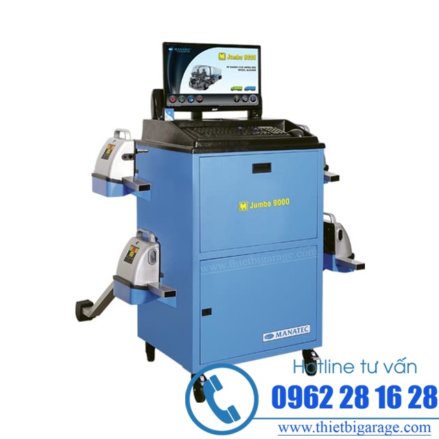 Máy Cân Chỉnh Độ Chụm Xe Tải Xe Khách Jumbo 9000