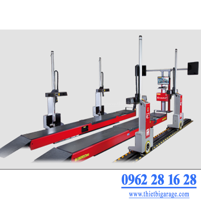 Thiết bị kiểm tra góc đặt bánh xe công nghệ Robot tự dò